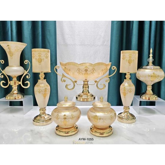 Imperial Rose Mist 7 Parça Salon Aksesuar Seti