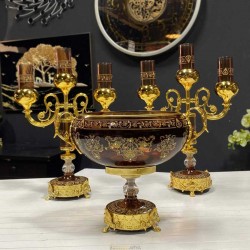 Milano 3lü Aksesuar Seti Kahve