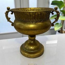 Antik Dokunuşlu Kulplu Dekoratif Gondol Kase