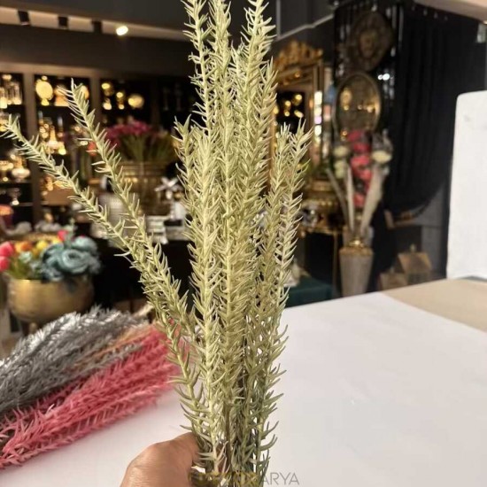 Yapay Dekoratif Pampas Dalı Yeşil