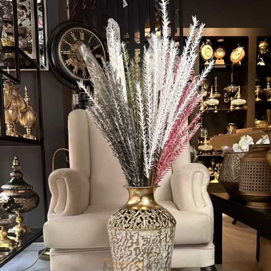 Yapay Dekoratif Pampas Dalı Yeşil