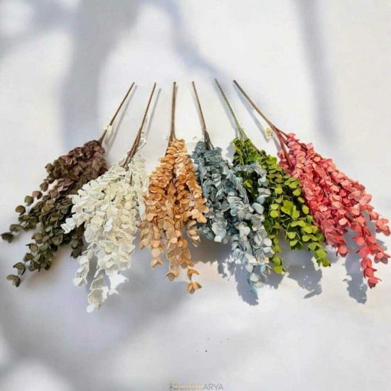 Yapay Sarkıt Okaliptüs Dalı Beyaz