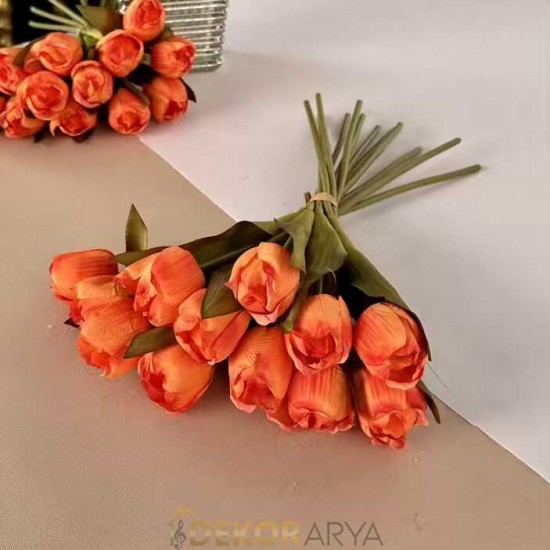 Yapay Tomurcuk Gül Demeti Somon