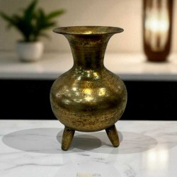 Üç Ayaklı Antik Esintili Dekoratif Vazo – 28x15,5 cm